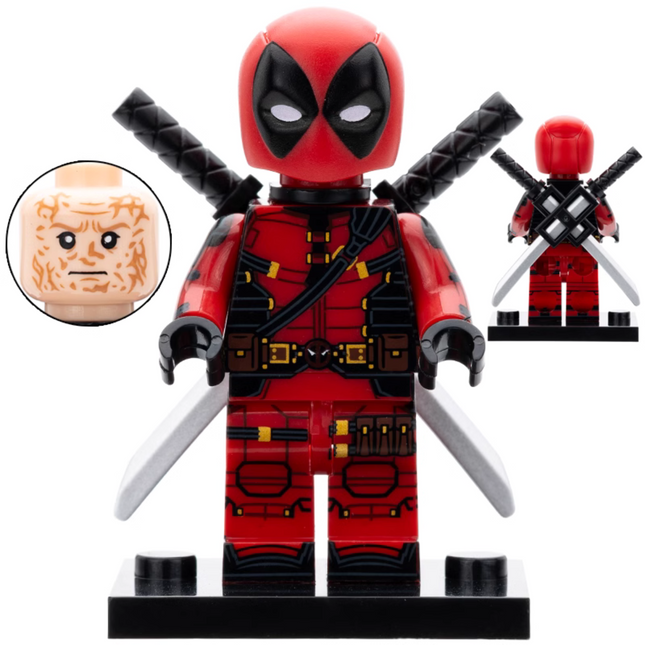 Deadpool Custom Marvel Superhero Minifigure