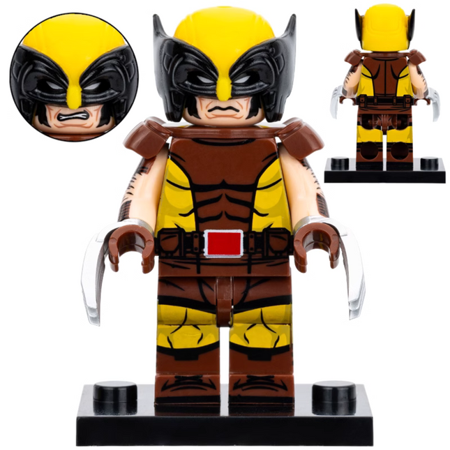 Wolverine Custom Marvel Superhero Minifigure