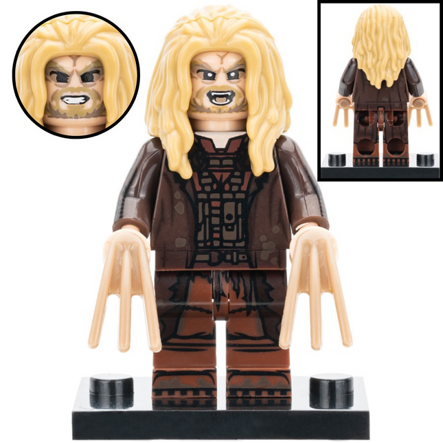 Sabretooth Custom Marvel Superhero Minifigure