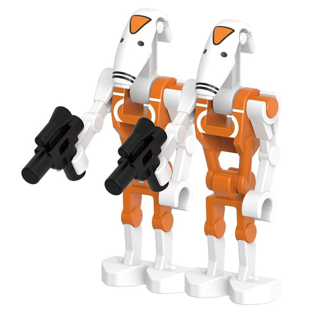 2 x Training Battle Droid custom Star Wars Minifigure - Minifigure Bricks