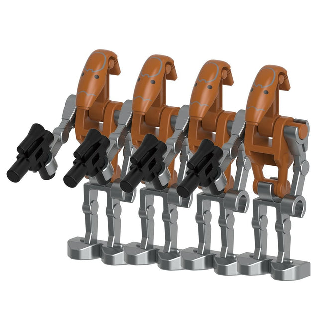 4 x Heavy Battle Droid custom Star Wars Minifigure