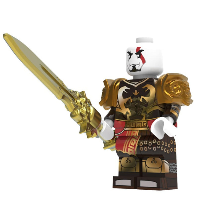 Kratos Movable Arm Custom God of War Video Game Minifigure