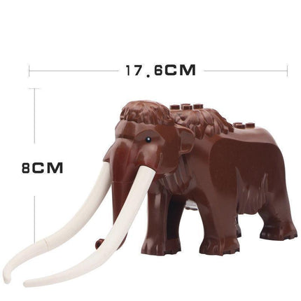 Arctic Mammoth Custom Animal Minifigure