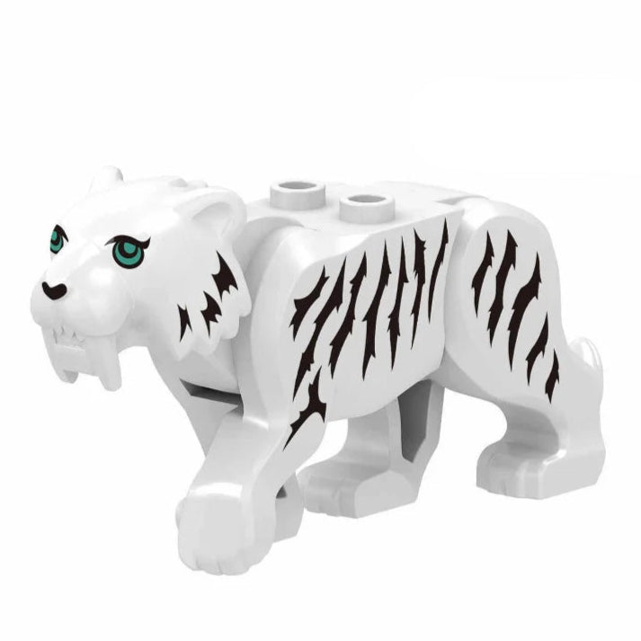 Saber Tooth Tiger Custom Animal Minifigure – Minifigure Bricks