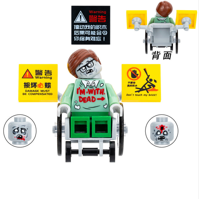 Stephen Hawking Zombie Custom Iconic Minifigure