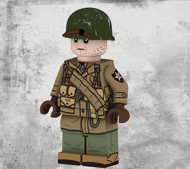 2nd Infantry Division U.S. Soldier Custom Minifigure