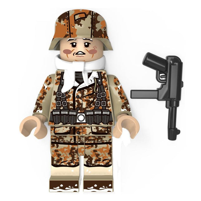 German Snow Camouflage Soldier Custom Minifigure