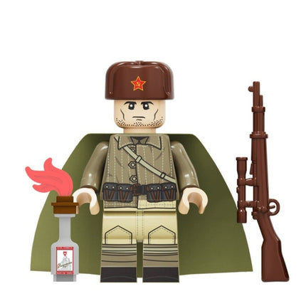 Soviet Military Soldier Custom Minifigure