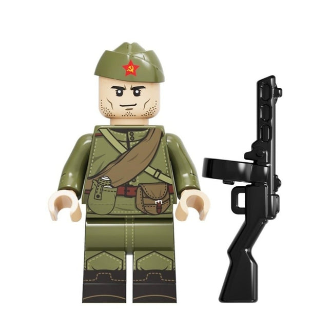 Soviet Military Soldier Custom Minifigure