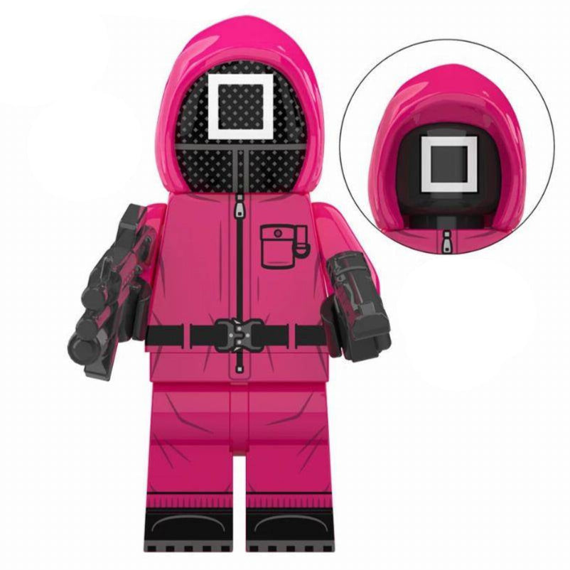 Pink Guards Custom Squid Game Minifigure – Minifigure Bricks