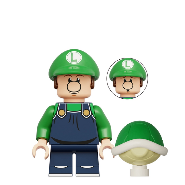 Baby Luigi from Super Mario Minifigure