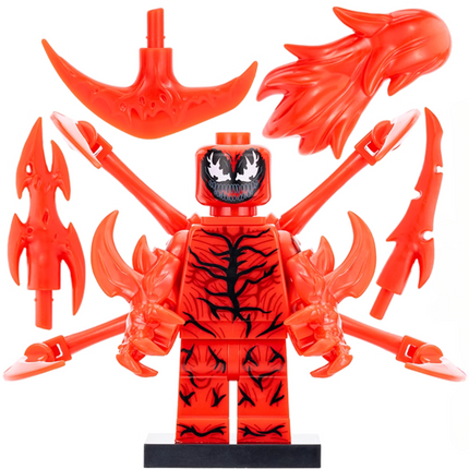 Carnage Custom Marvel Superhero Minifigure