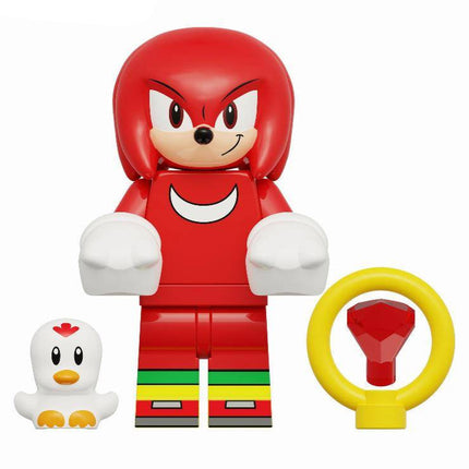 Knuckles the Echidna from Sonic the Hedgehog Custom Minifigure