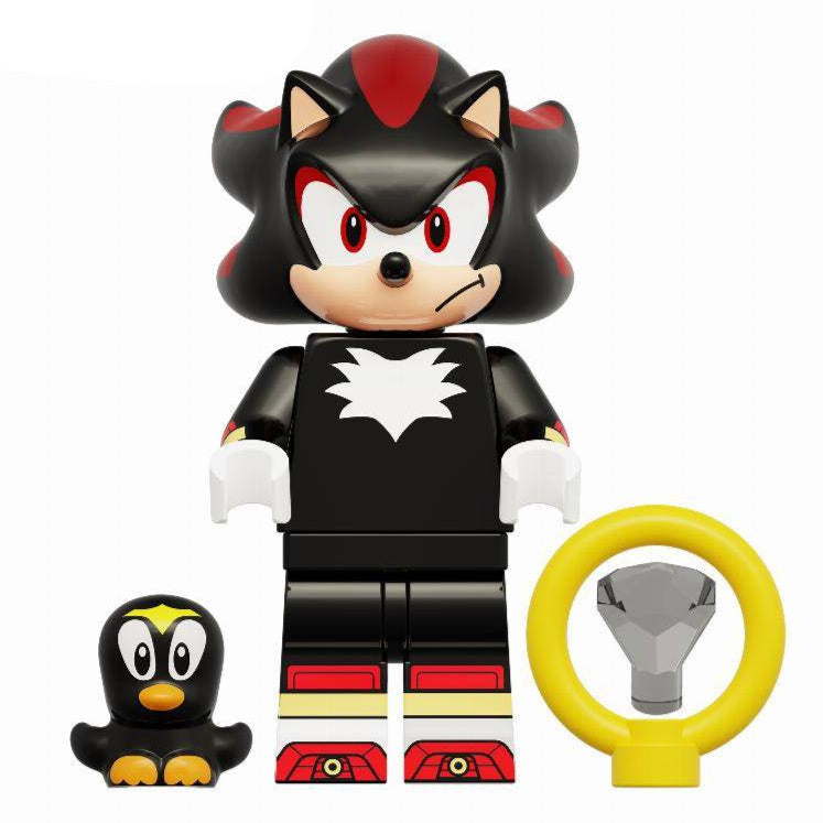 Shadow the Hedgehog from Sonic the Hedgehog Custom Minifigure ...