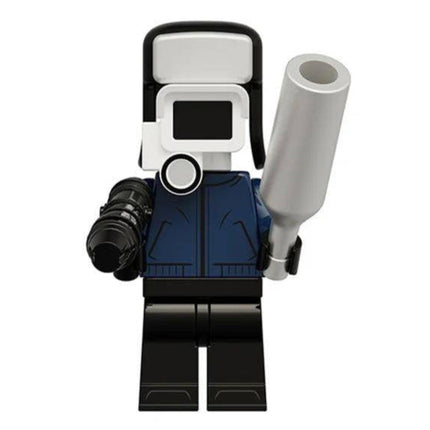 Russian Cameraman Skibidi Toilet Custom Minifigure