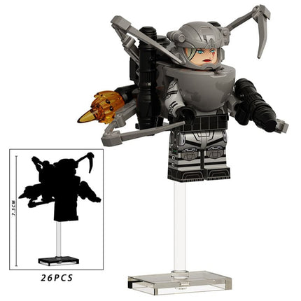 Female Special Forces Custom Skibidi Toilet Minifigure