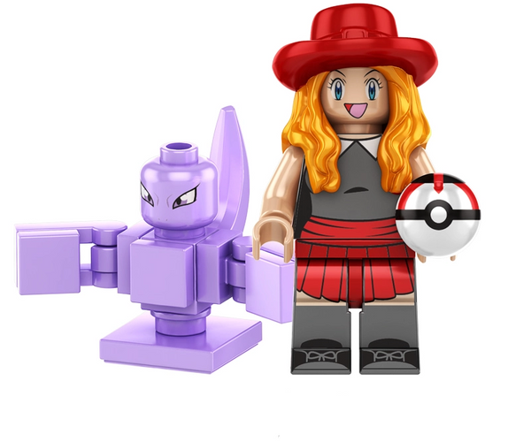 Serena with Mewtwo Pokemon Minifigure – Minifigure Bricks