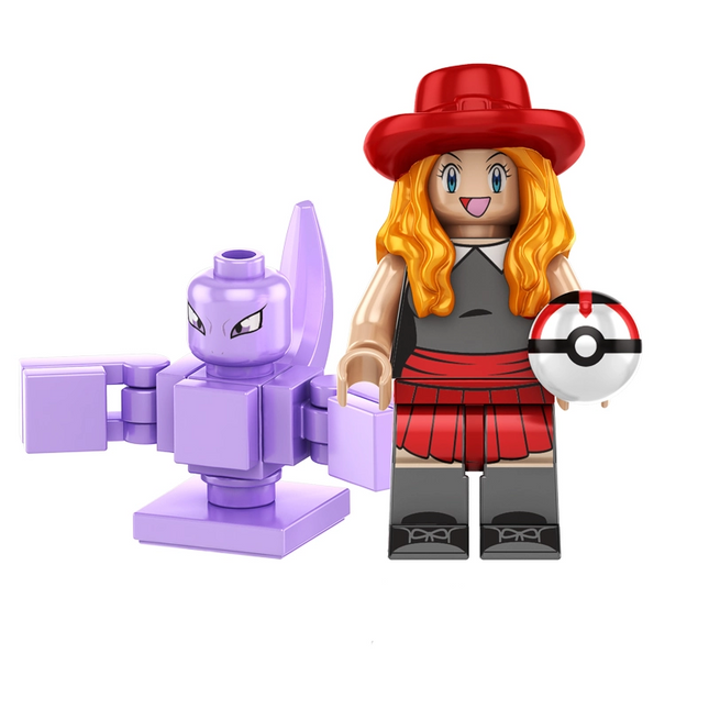 Serena with Mewtwo Pokemon Minifigure