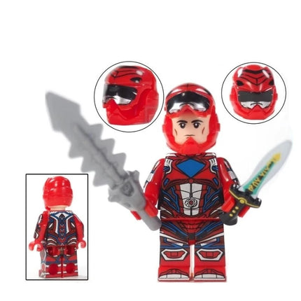 Red Ranger Custom Power Rangers Minifigure