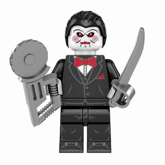 Billy Jigsaw the Puppet from SAW Horror Film Minifigure - Minifigure Bricks