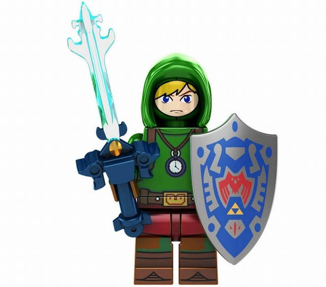 Link Hooded Legend of Zelda Custom Minifigure