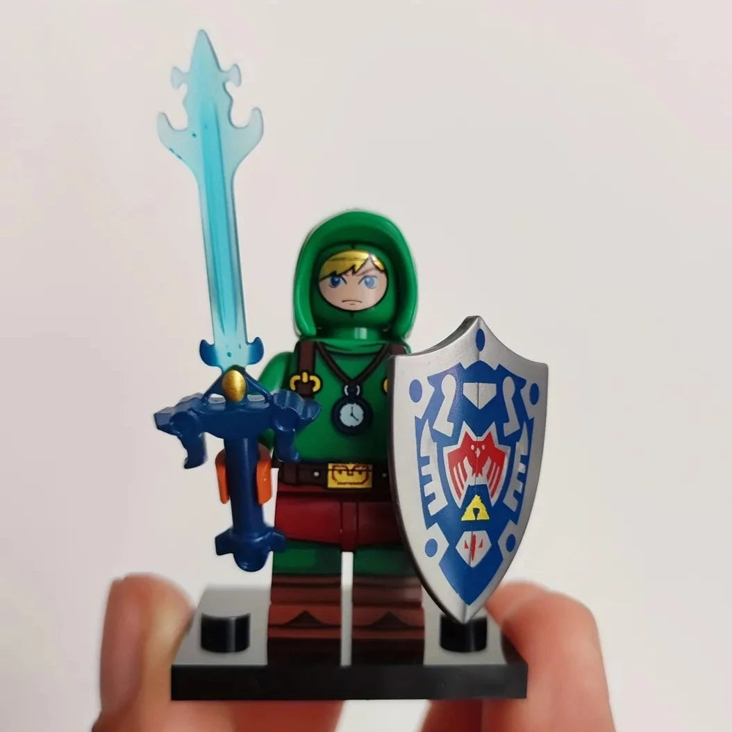 Link Hooded Legend of Zelda Custom Minifigure Minifigure Bricks