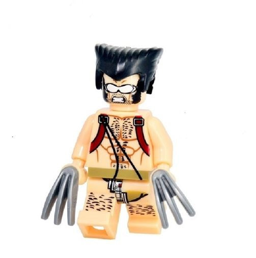 Wolverine (Weapon X) Custom Marvel Superhero Minifigure