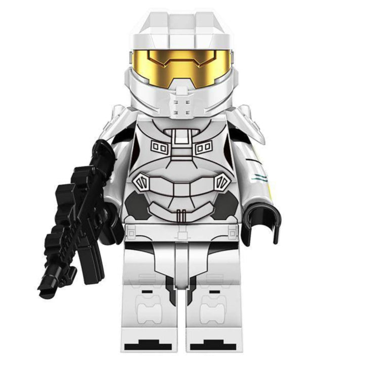 Armor Lego Halo Minifigure White Spartan Custom Halo Video