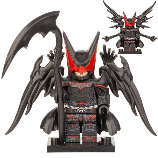 Batman Hellbat Black Suit Custom DC Comics Superhero Minifigure