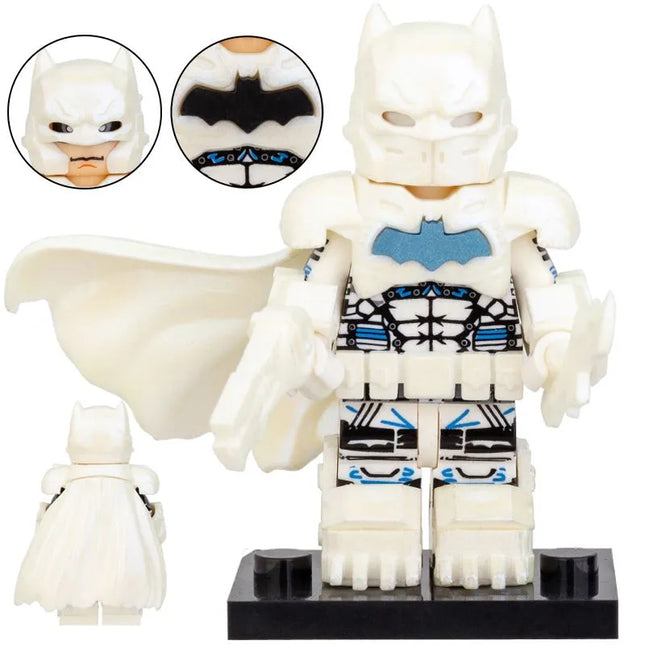 Batman (XE Suit Silver) Custom DC Superhero Minifigure