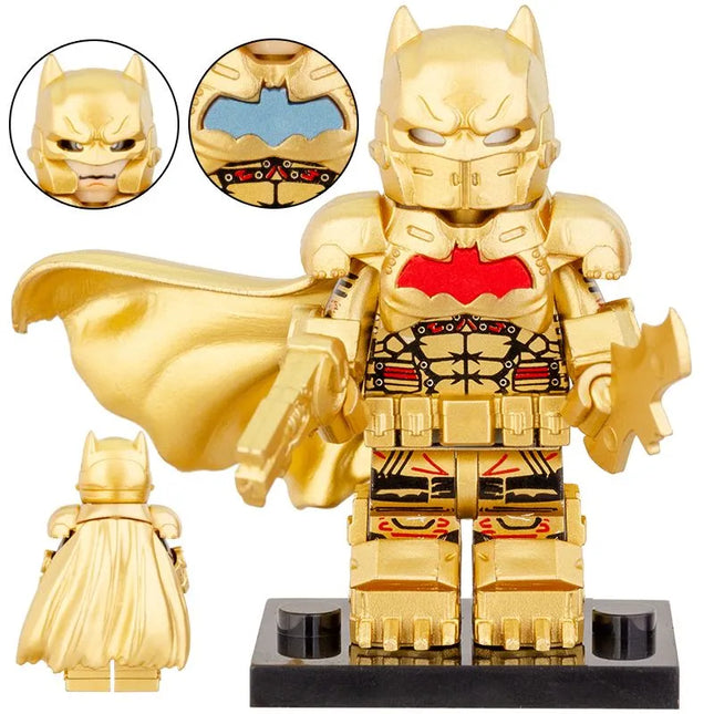 Batman (XE Suit Gold) Custom DC Superhero Minifigure