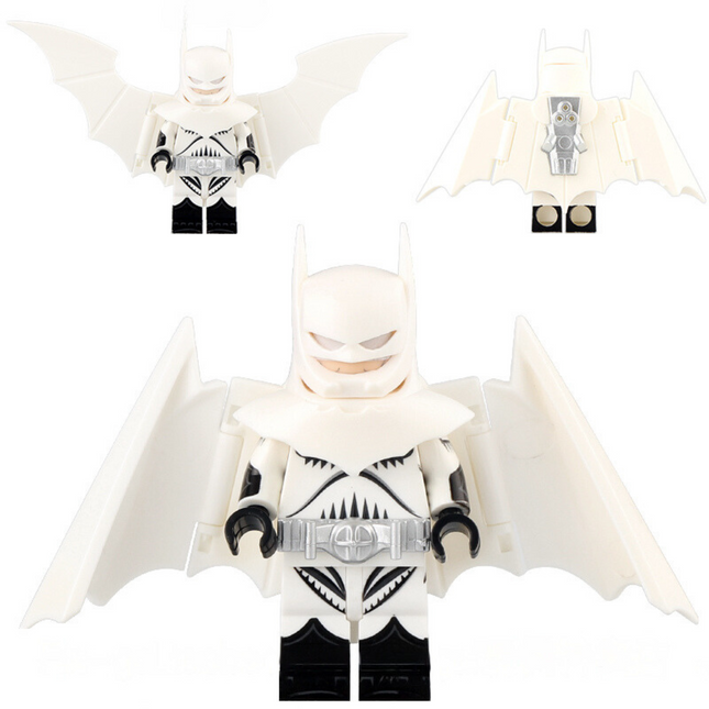 Batman (Kingdom Come White) Custom DC Superhero Minifigure