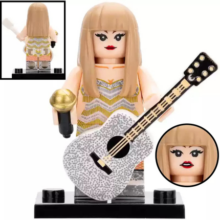 Taylor Swift Custom Musician Minifigure