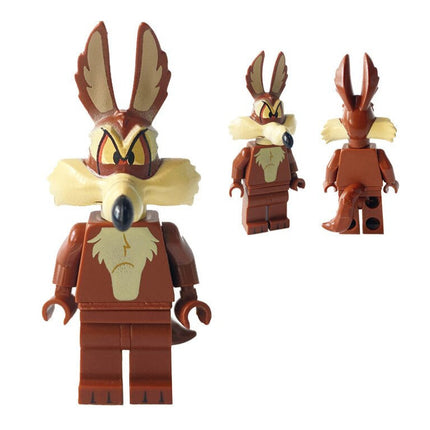 Wile E. Coyote Custom Looney Tunes Cartoon Minifigure