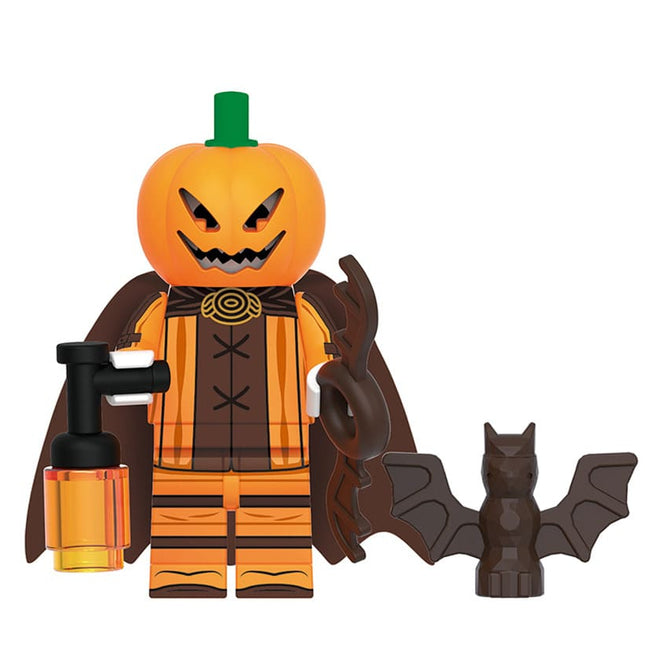 Laughing Pumpkin Custom Horror Minifigure