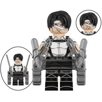 Levi Ackerman From Attack on Titan Custom Anime Minifigure