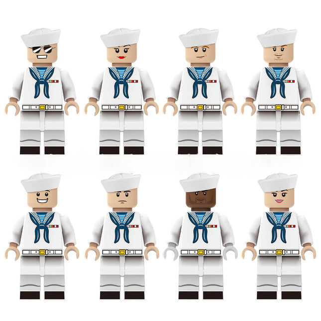 Navy Military Minifigure Bundle Set