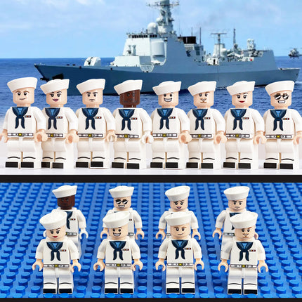 Navy Military Minifigure Bundle Set