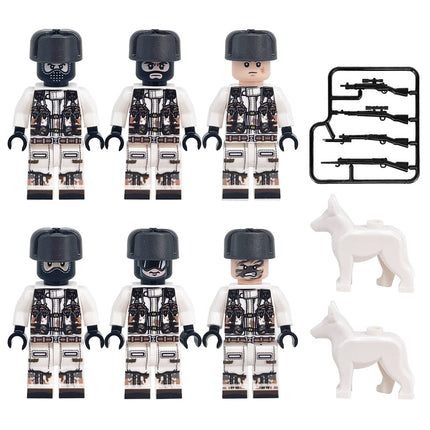 Soviet Snow Special Forces Minifigure Military Bundle Set