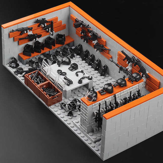 Armory Weapon Room Accessory MOC Set