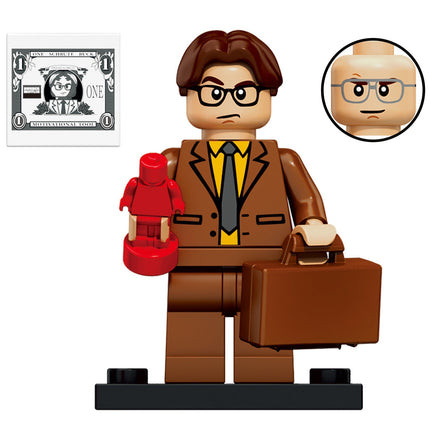 Dwight Schrute Custom The Office Minifigure