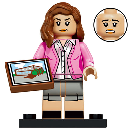 Pam Beesly Custom The Office Minifigure