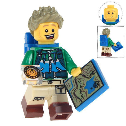 Mountain Hiker Explorer Minifigure