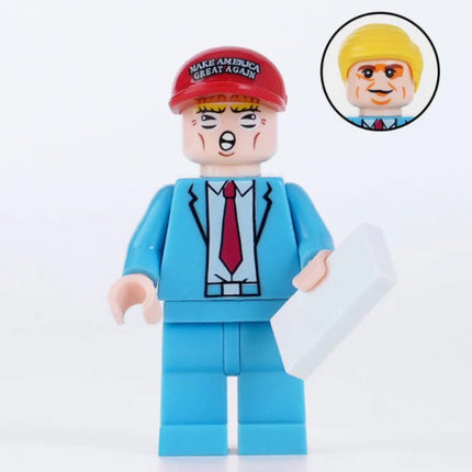 Donald Trump Custom Collectable Iconic Minifigure