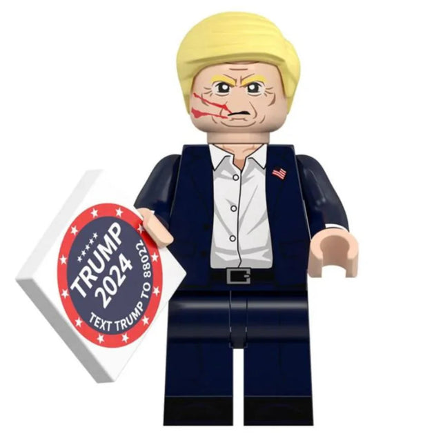 Donald Trump (Campaign Trail) Custom Collectable Iconic Minifigure