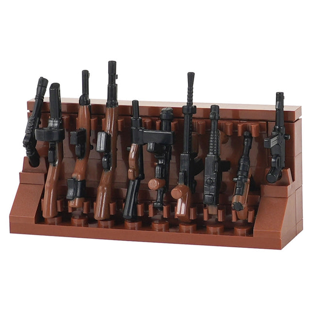 Weapon Rack Custom MOC Accessory Set