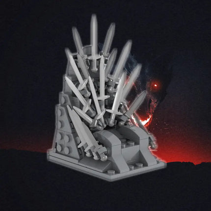 Game of Thrones Iron Throne MOC Build