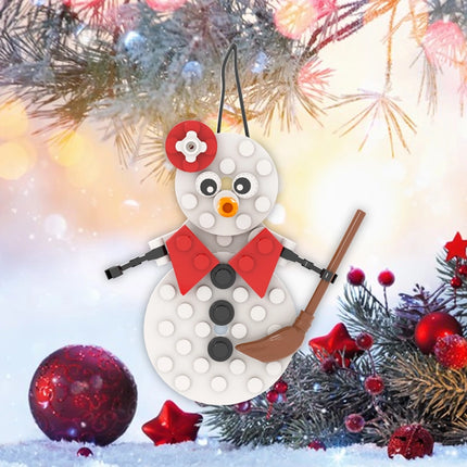 Christmas Snowman Ornament MOC