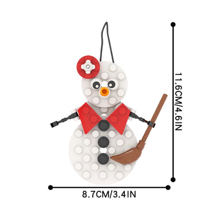 Christmas Snowman Ornament MOC