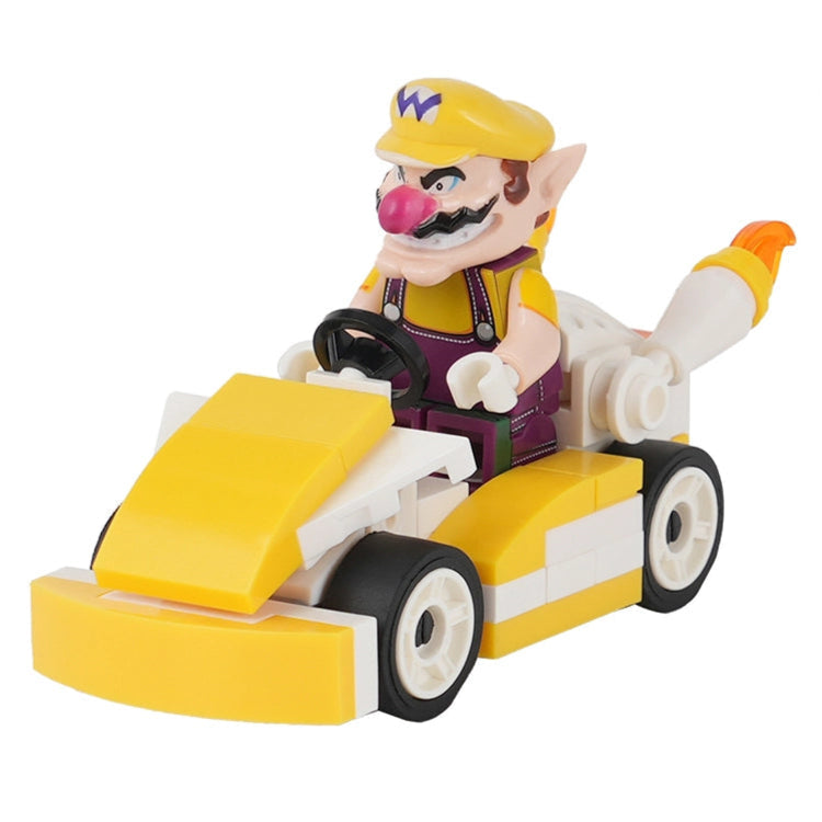 Wario Custom Mario Kart Racing MOC – Minifigure Bricks - Main Image